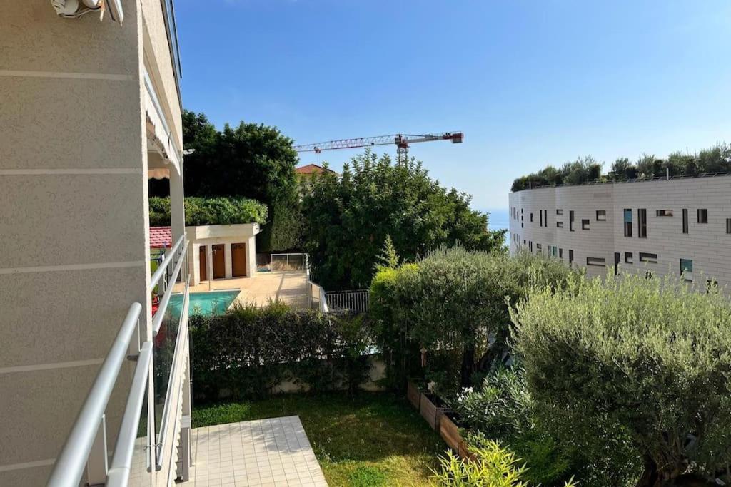 Les Jardins De Monaco Vue Mer Et Piscine Lejlighed Saint-Antoine  Eksteriør billede