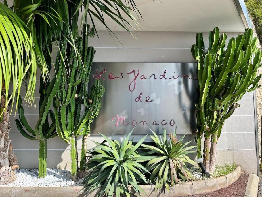 Les Jardins De Monaco Vue Mer Et Piscine Lejlighed Saint-Antoine  Eksteriør billede