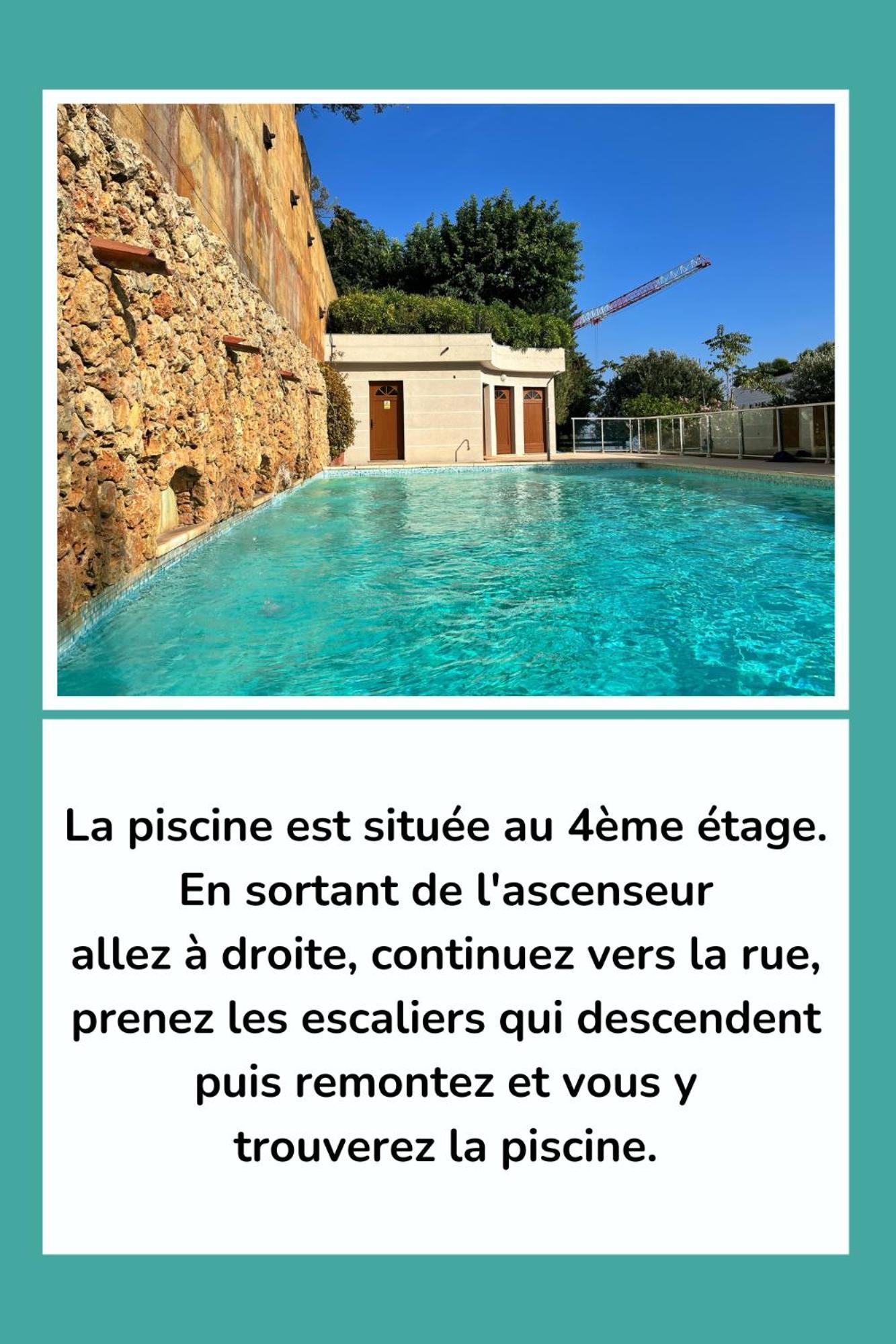 Les Jardins De Monaco Vue Mer Et Piscine Lejlighed Saint-Antoine  Eksteriør billede